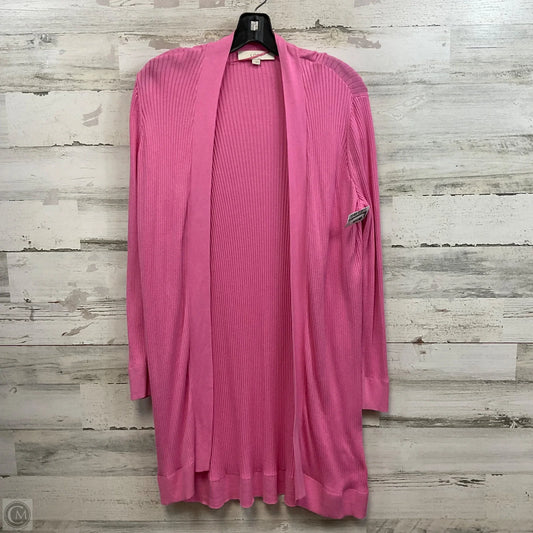 Cardigan By Loft In Pink, Size: L