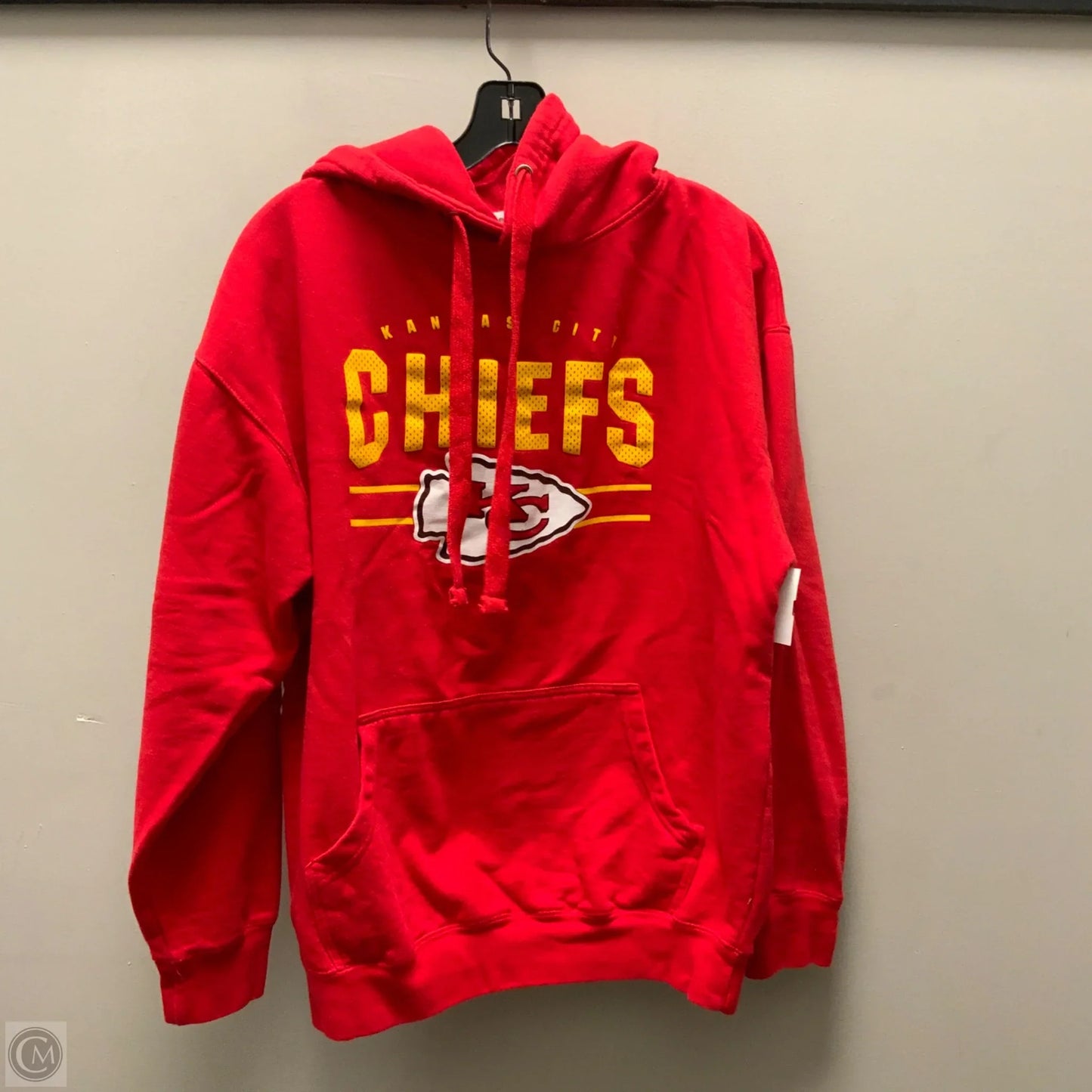 Sweatshirt Hoodie By MJ Apparel In Red, Size: L