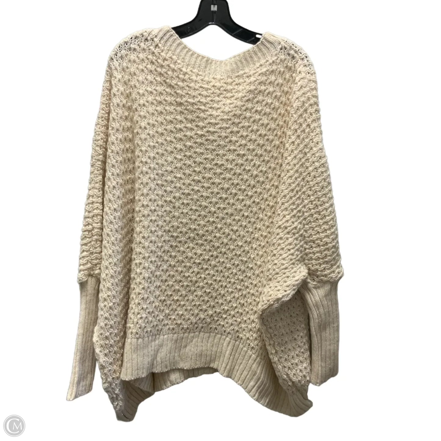 Sweater By Made In Italy In Cream, Size: Osfm