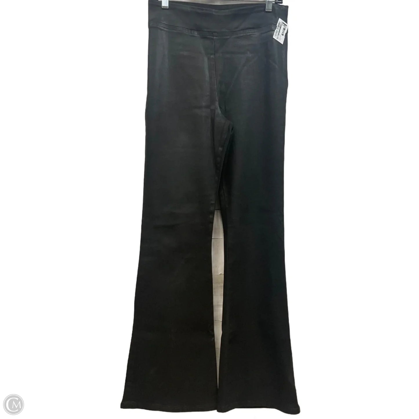 Pants Wide Leg By Frame In Black Denim, Size: M