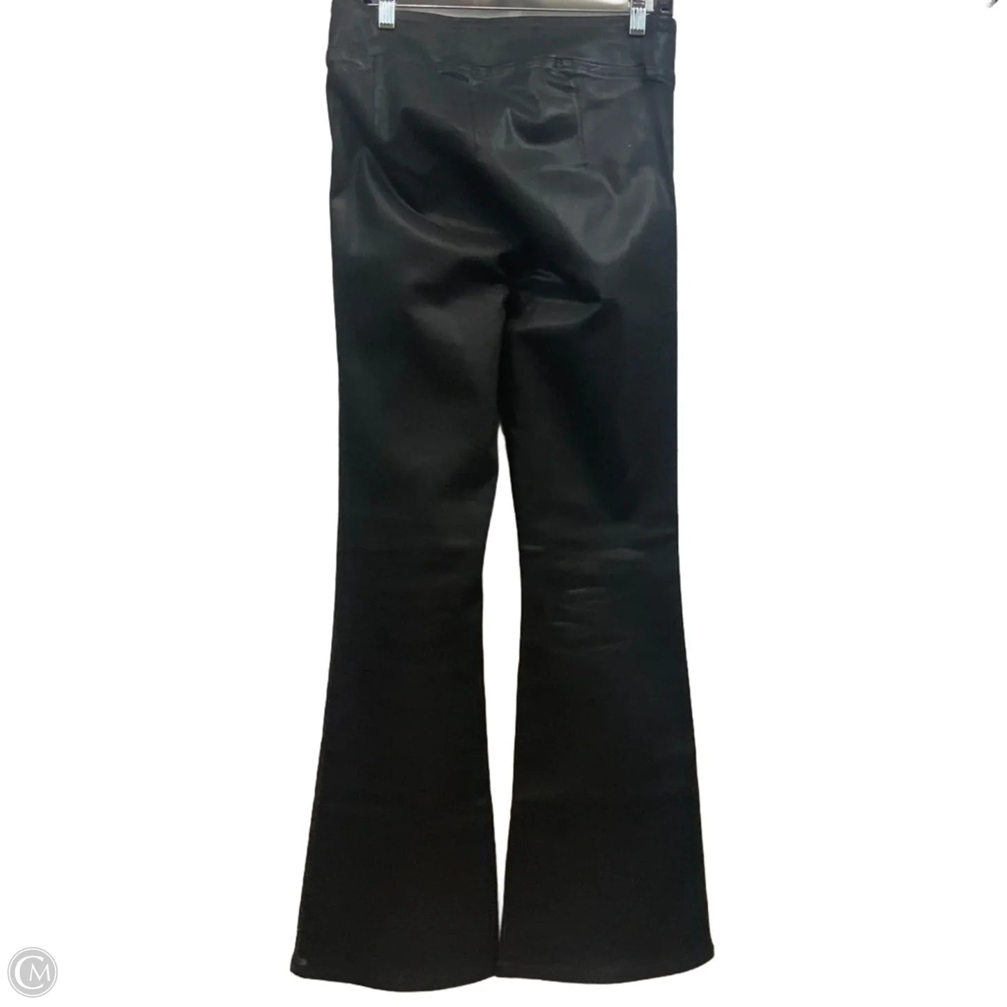 Pants Wide Leg By Frame In Black Denim, Size: M