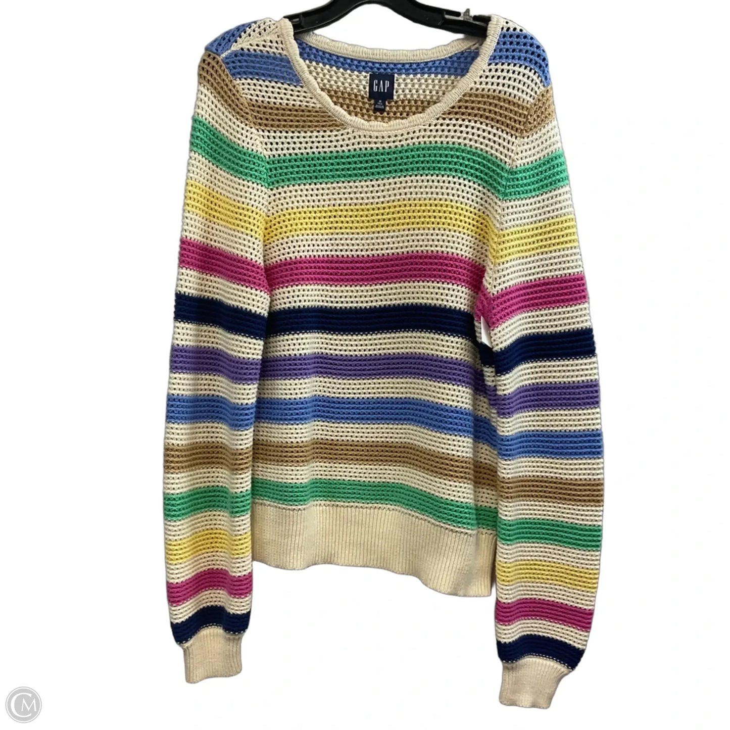 Sweater By Gap In Cream, Size: M