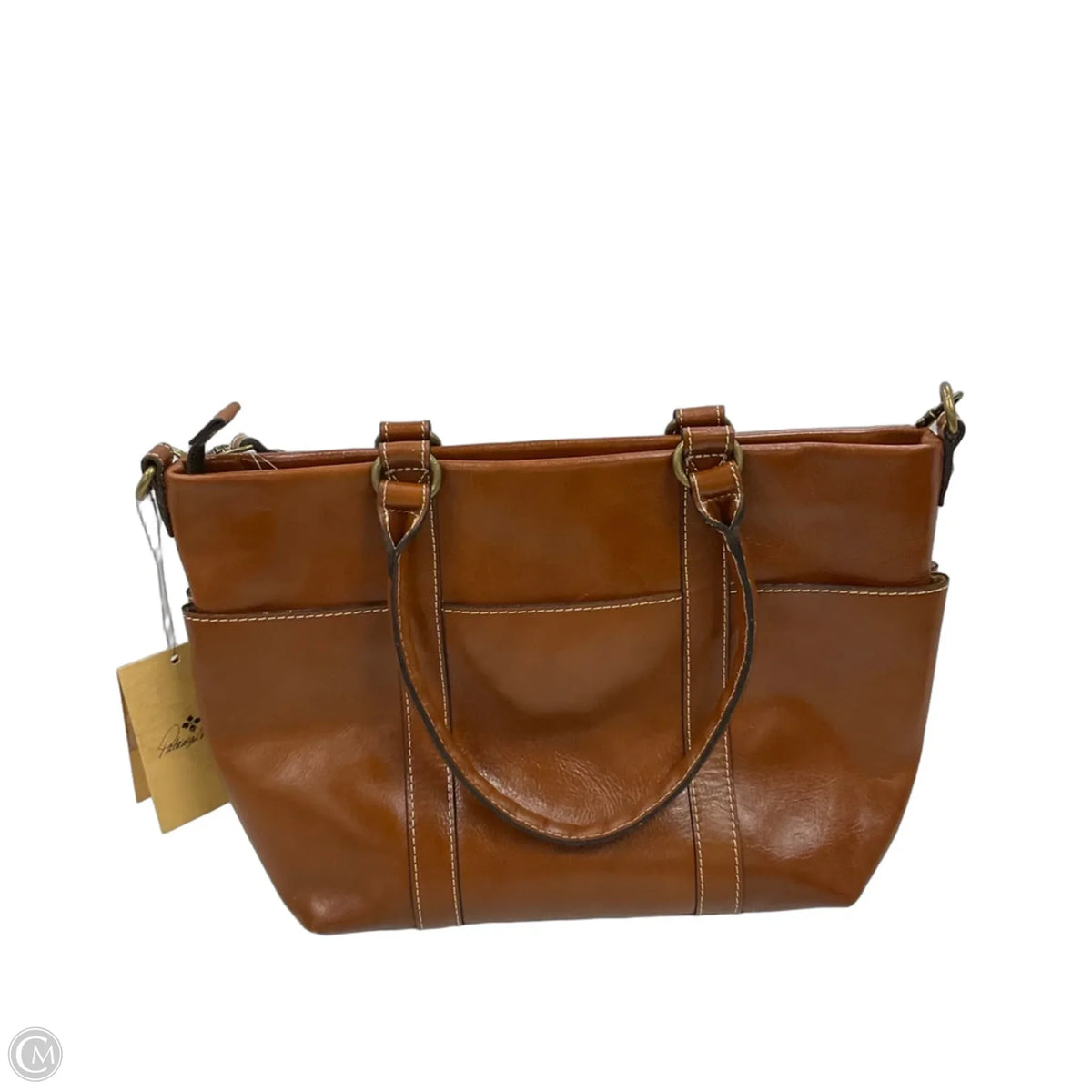 Handbag Leather By Patricia Nash, Size: Large
