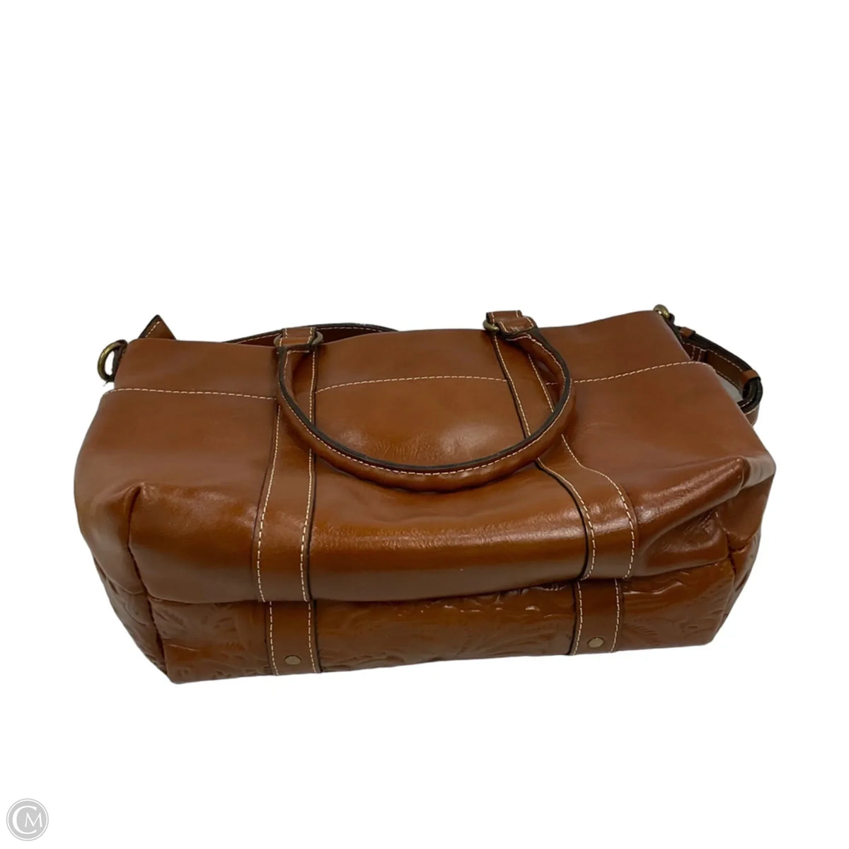 Handbag Leather By Patricia Nash, Size: Large