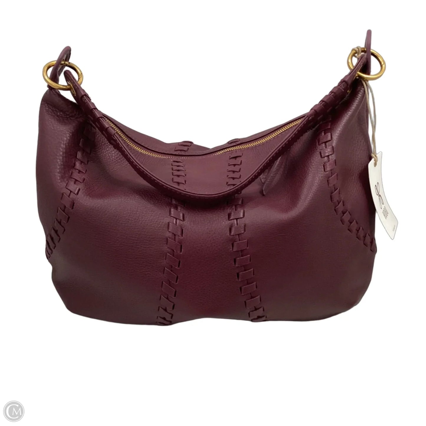 Handbag Leather By Hobo Intl, Size: Large