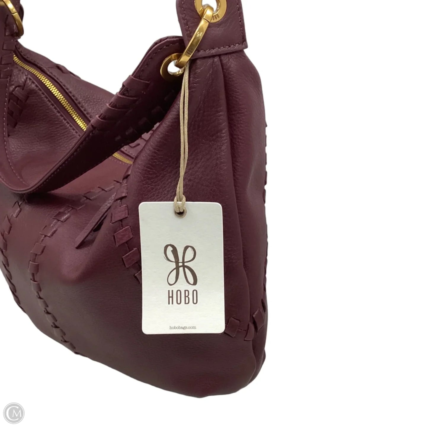 Handbag Leather By Hobo Intl, Size: Large