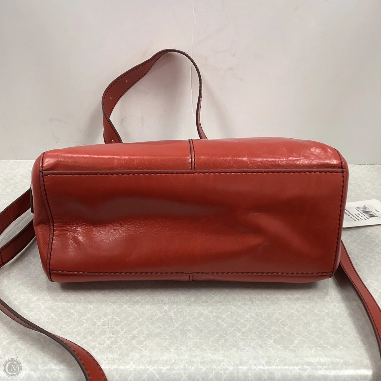 Handbag Leather By Hobo Intl, Size: Medium