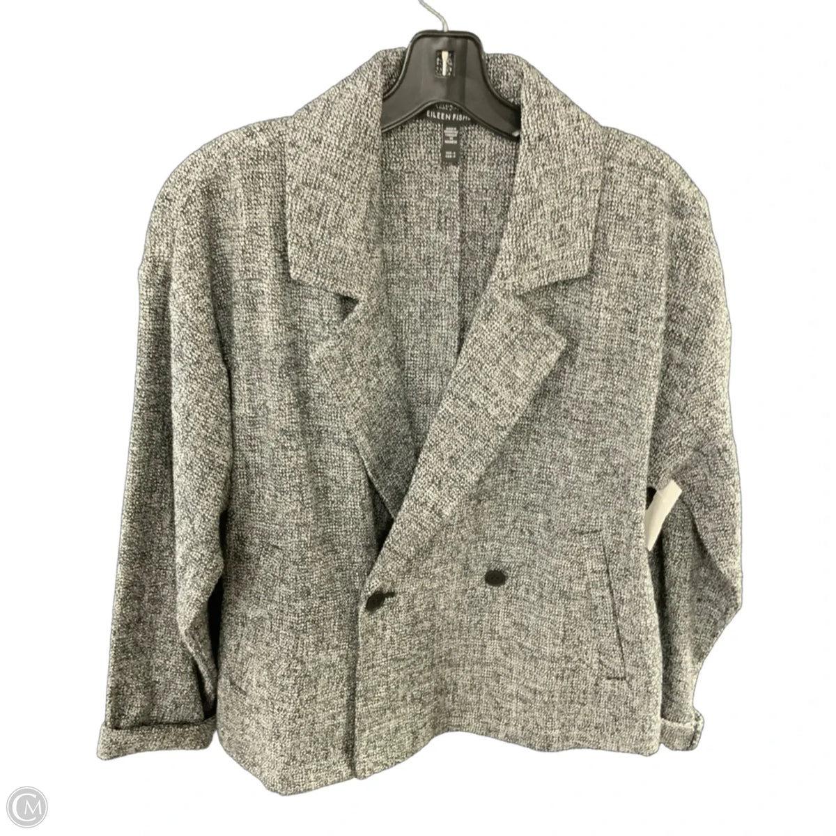 Jacket Other By Eileen Fisher In Black, Size: S