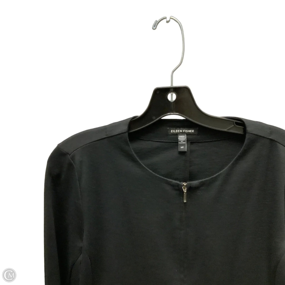 Jacket Other By Eileen Fisher In Black, Size: S