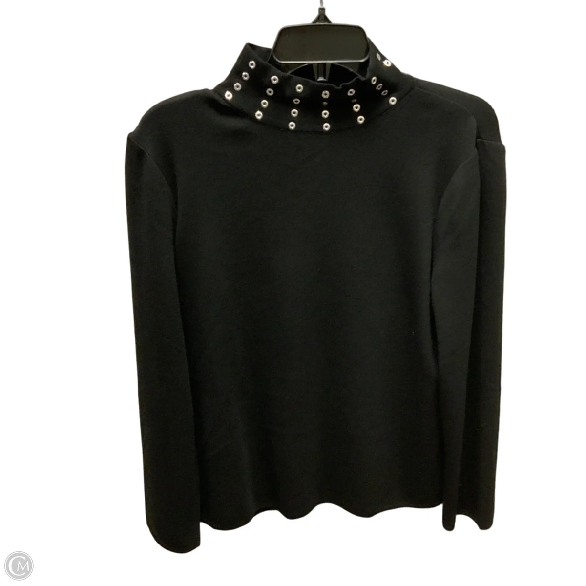 Top Long Sleeve By Ming Wang In Black, Size: M