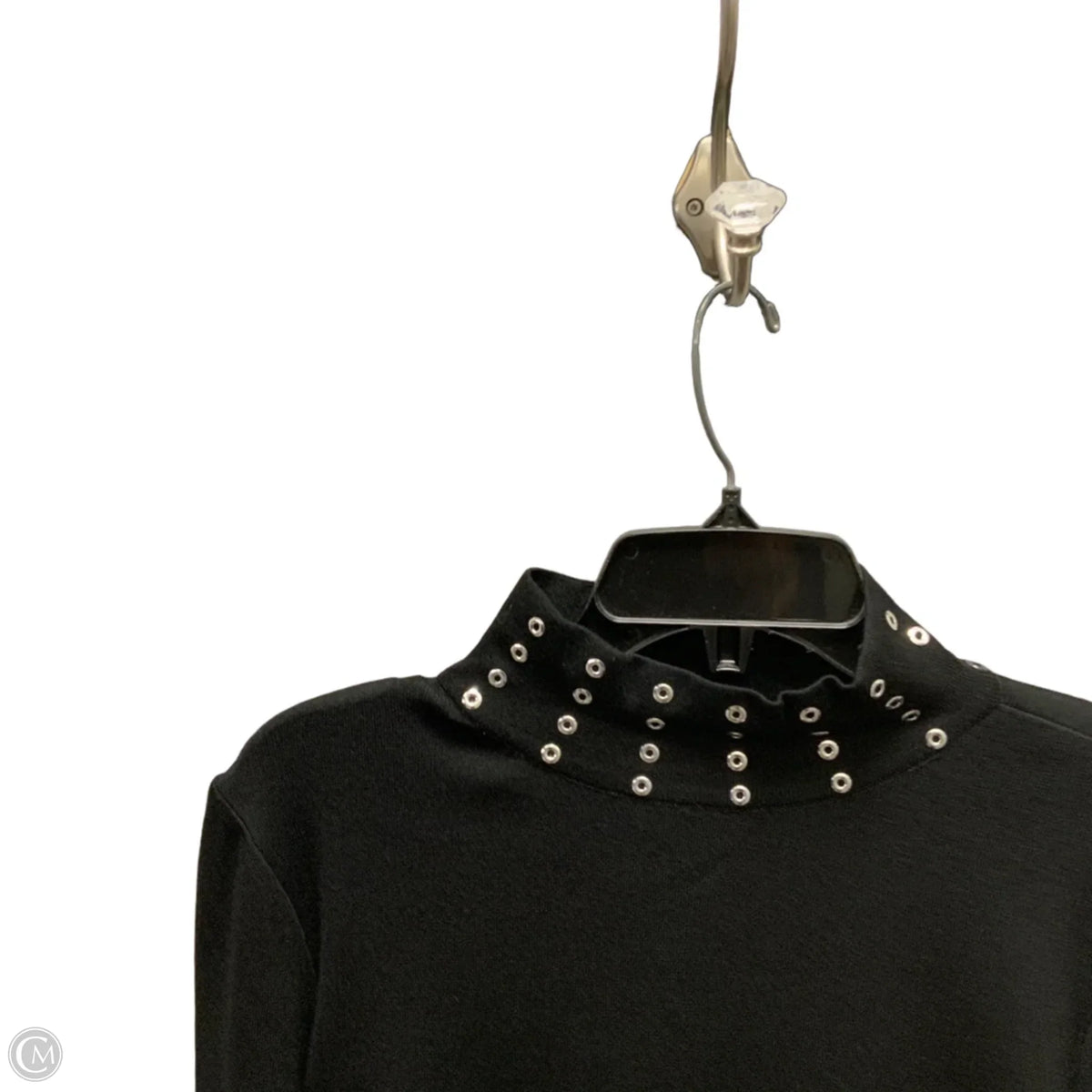 Top Long Sleeve By Ming Wang In Black, Size: M