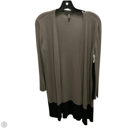 Cardigan By Eileen Fisher In Grey & Black Size: S
