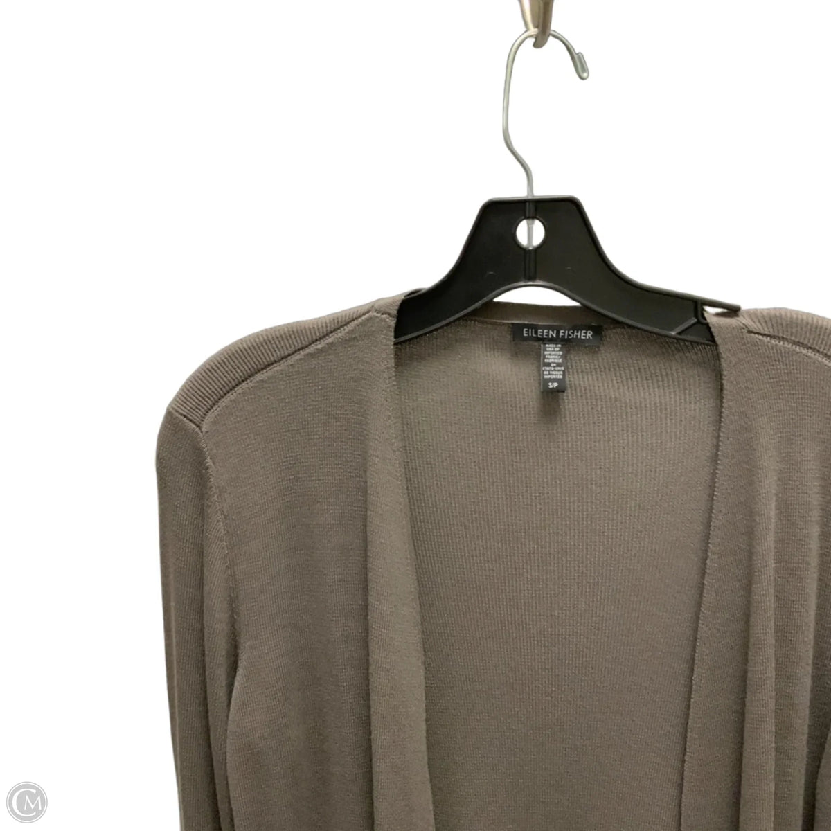 Cardigan By Eileen Fisher In Grey & Black Size: S