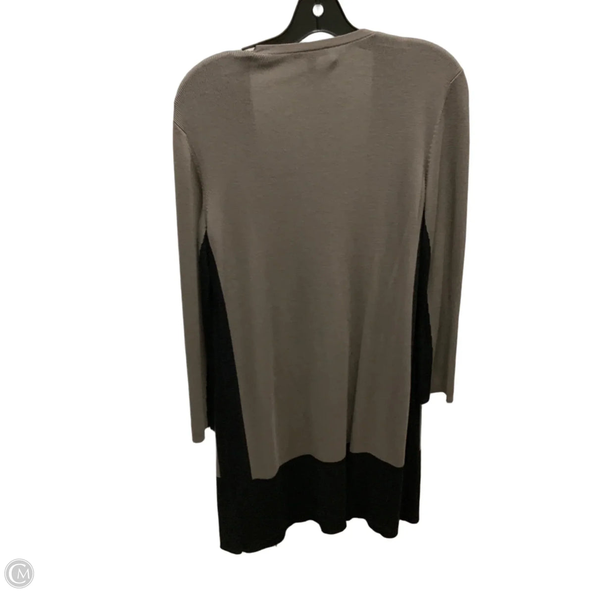 Cardigan By Eileen Fisher In Grey & Black Size: S