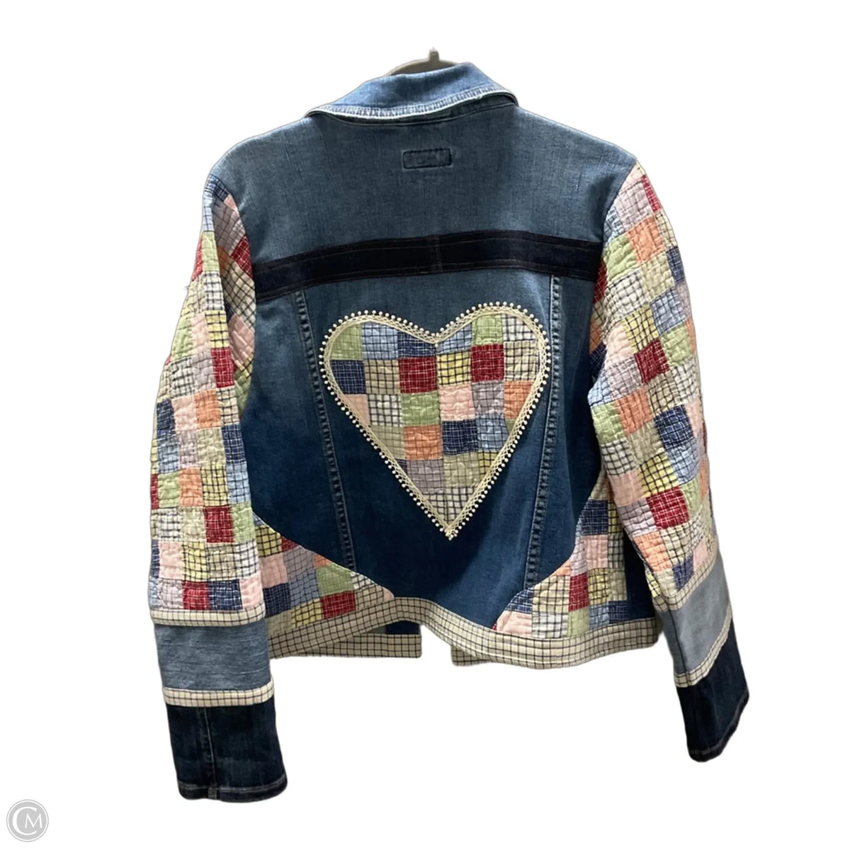 Jacket Denim By REMNANT REDEMPTION In Blue, Size: M