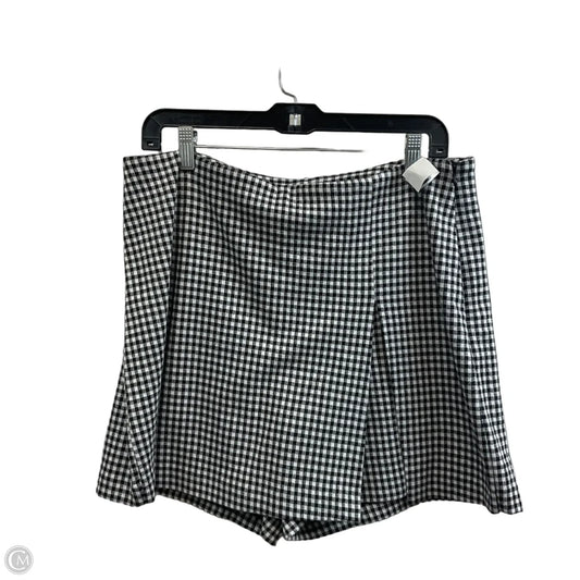 Skort By Cabi In Black & White, Size: 12