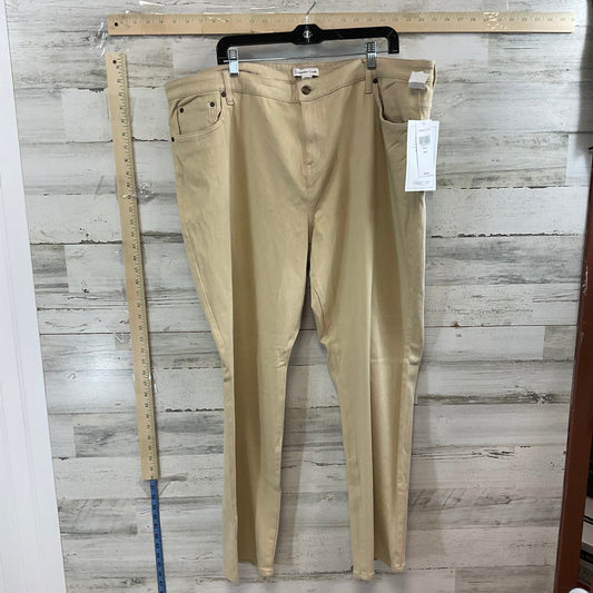 Tan Jeans Straight Coldwater Creek, Size 22w
