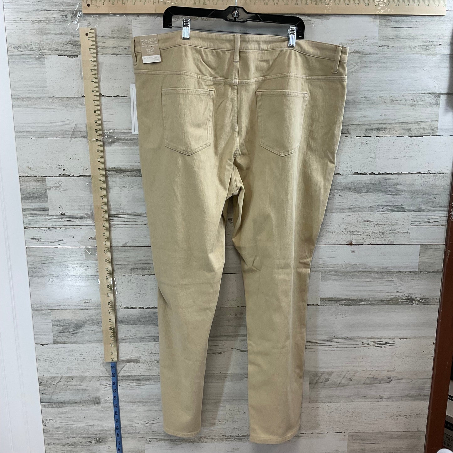 Tan Jeans Straight Coldwater Creek, Size 22w