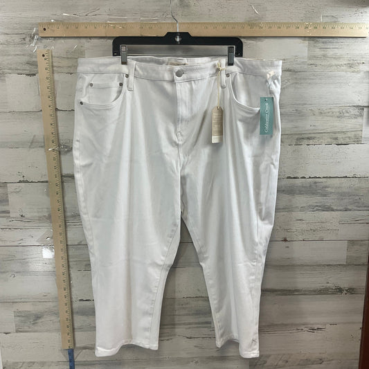 White Denim Jeans Straight Coldwater Creek, Size 22w