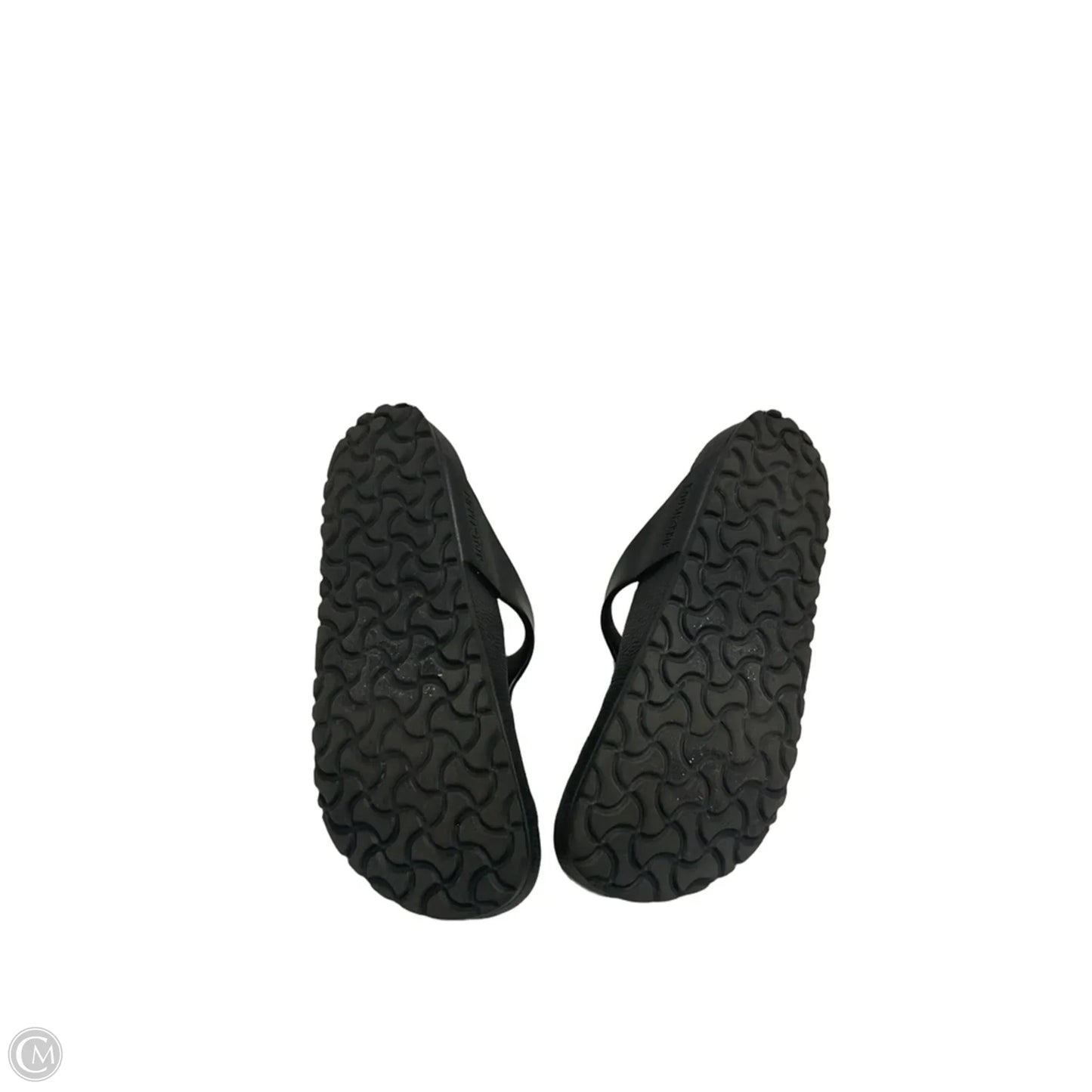 Sandals Flats By Birkenstock In Black, Size: 8
