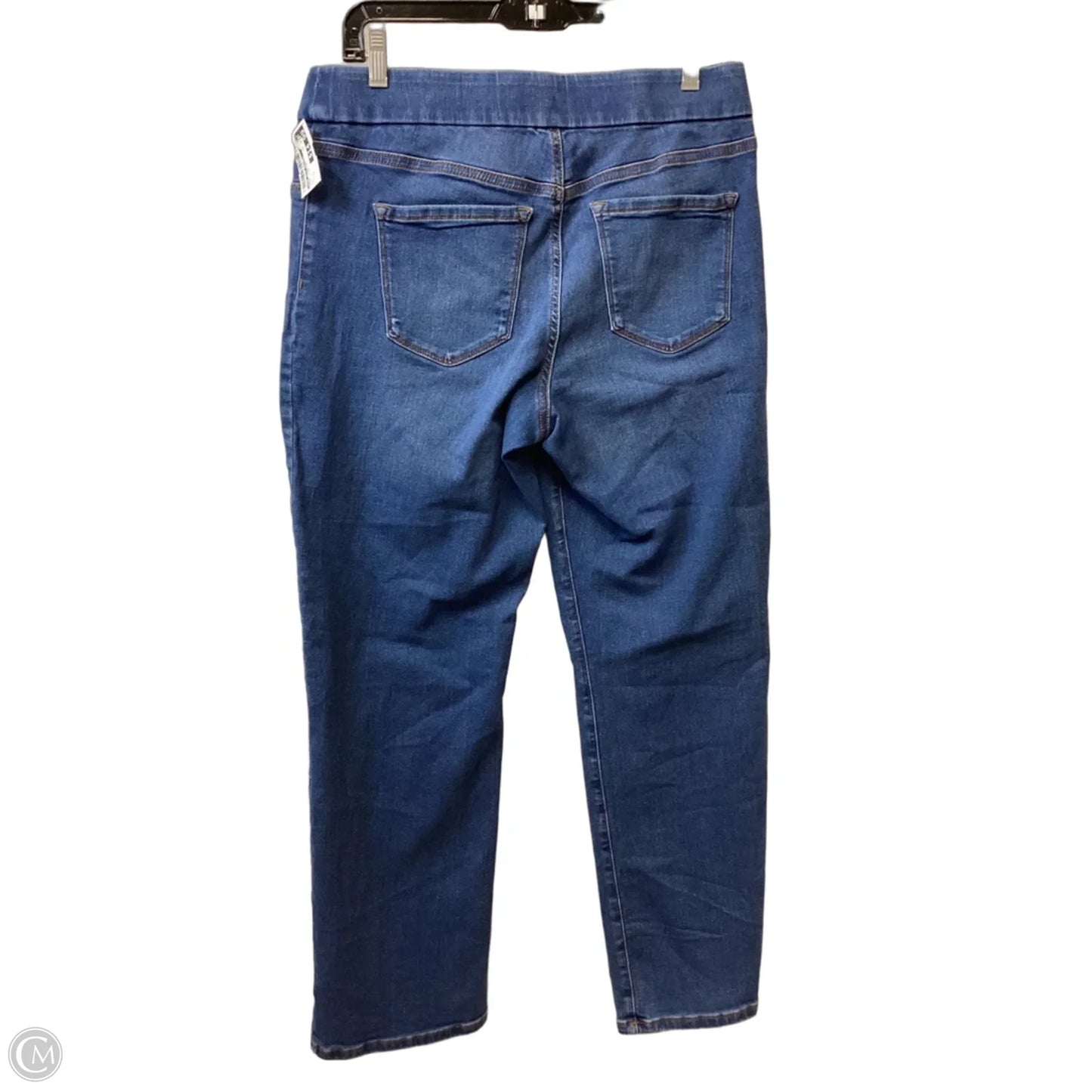 Jeans Straight By Nine West Apparel In Blue Denim, Size: 12
