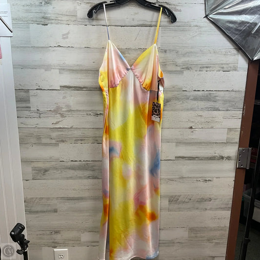 Dress Party Long By Target-designer In Pink & Yellow, Size: Xl