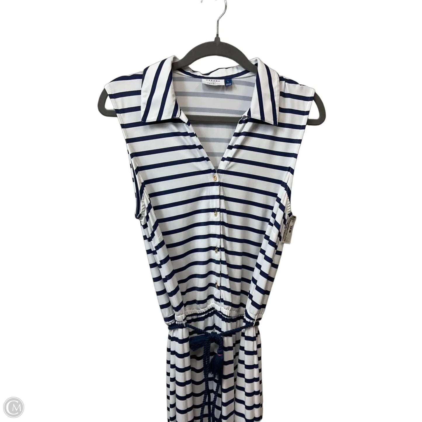 Dress Casual Maxi By Cabana Life In White, Size: L