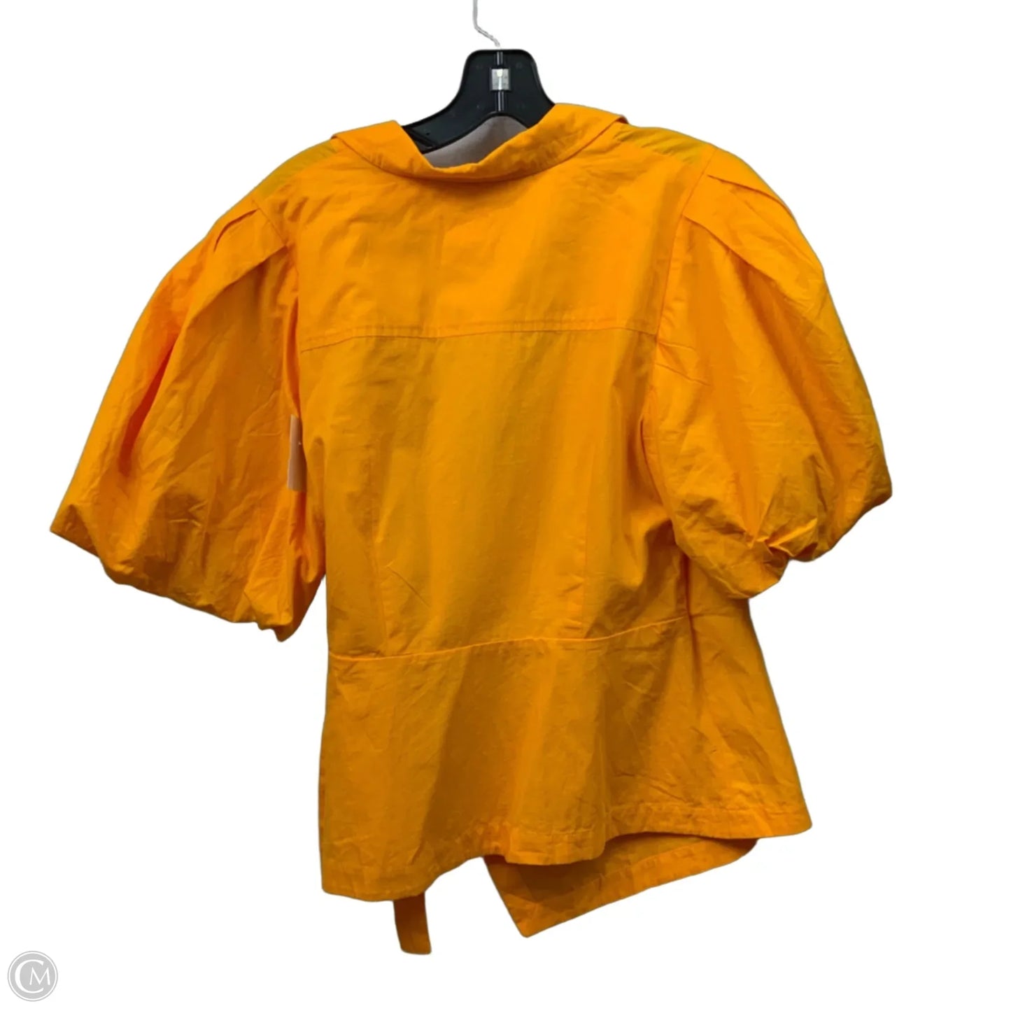 Top Short Sleeve By Anthropologie In Yellow, Size: M