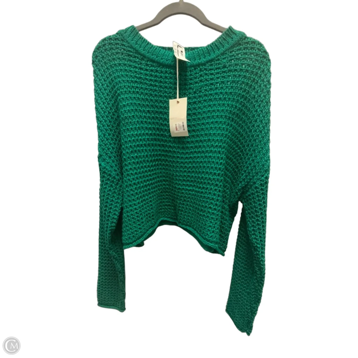 Sweater By Ee Some In Green, Size: L