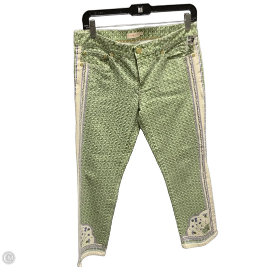 Pants Designer By Tory Burch In Green, Size: 8