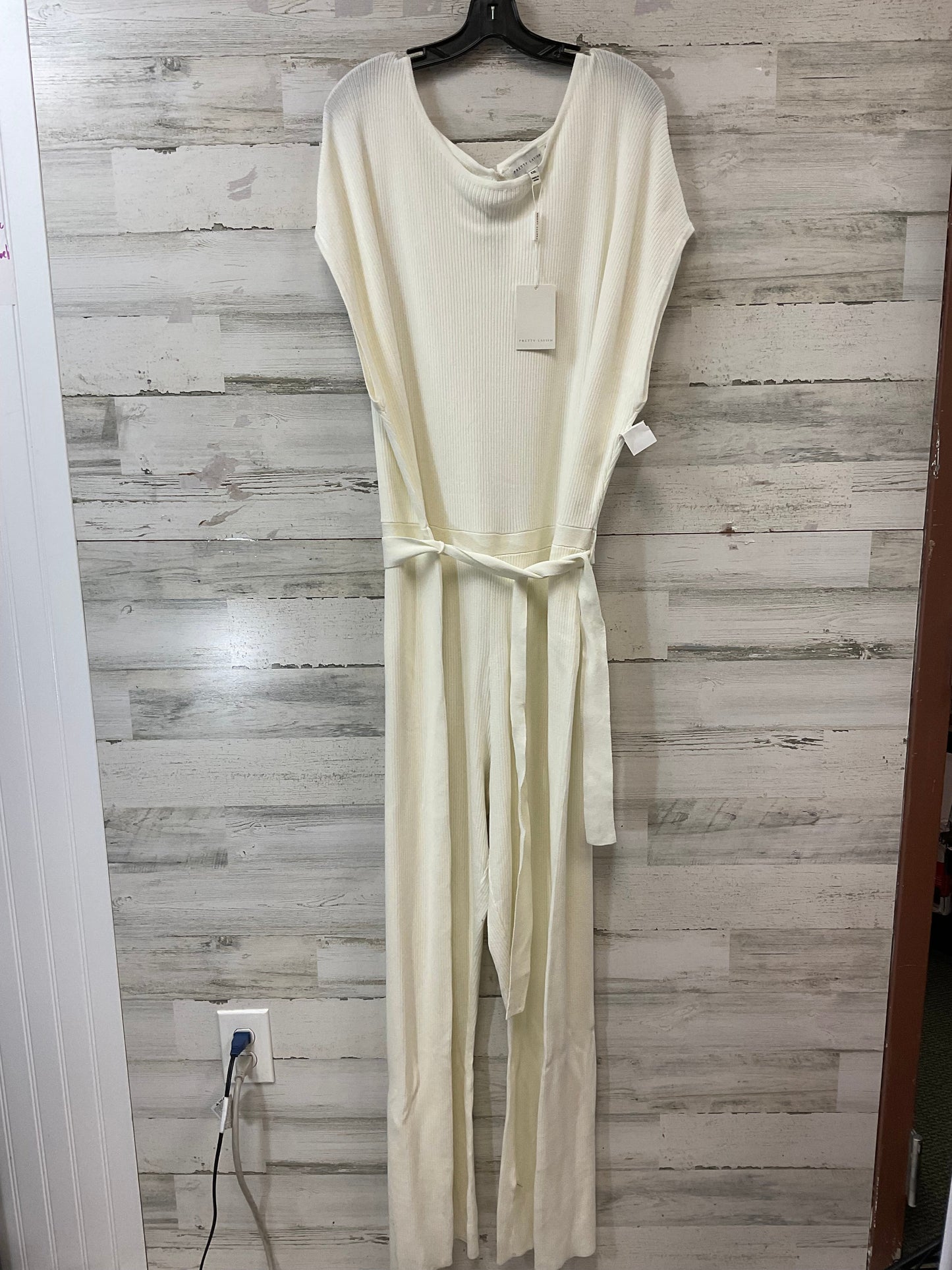 Jumpsuit By PRETTY LAVISH In Cream, Size: Xxl