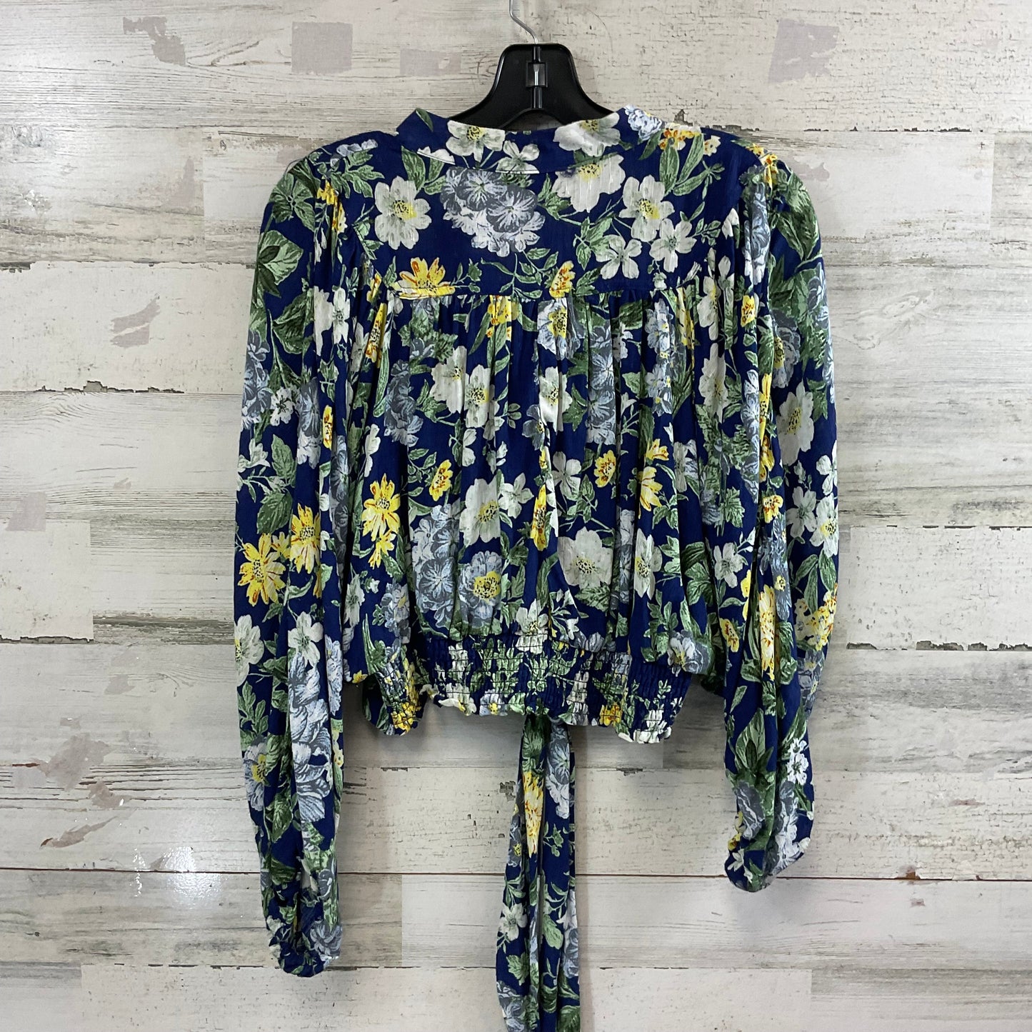 Top Long Sleeve By Rachel Roy In Blue & Green, Size: S