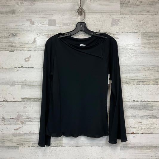 Top Long Sleeve By Armani Collezoni In Black, Size: M