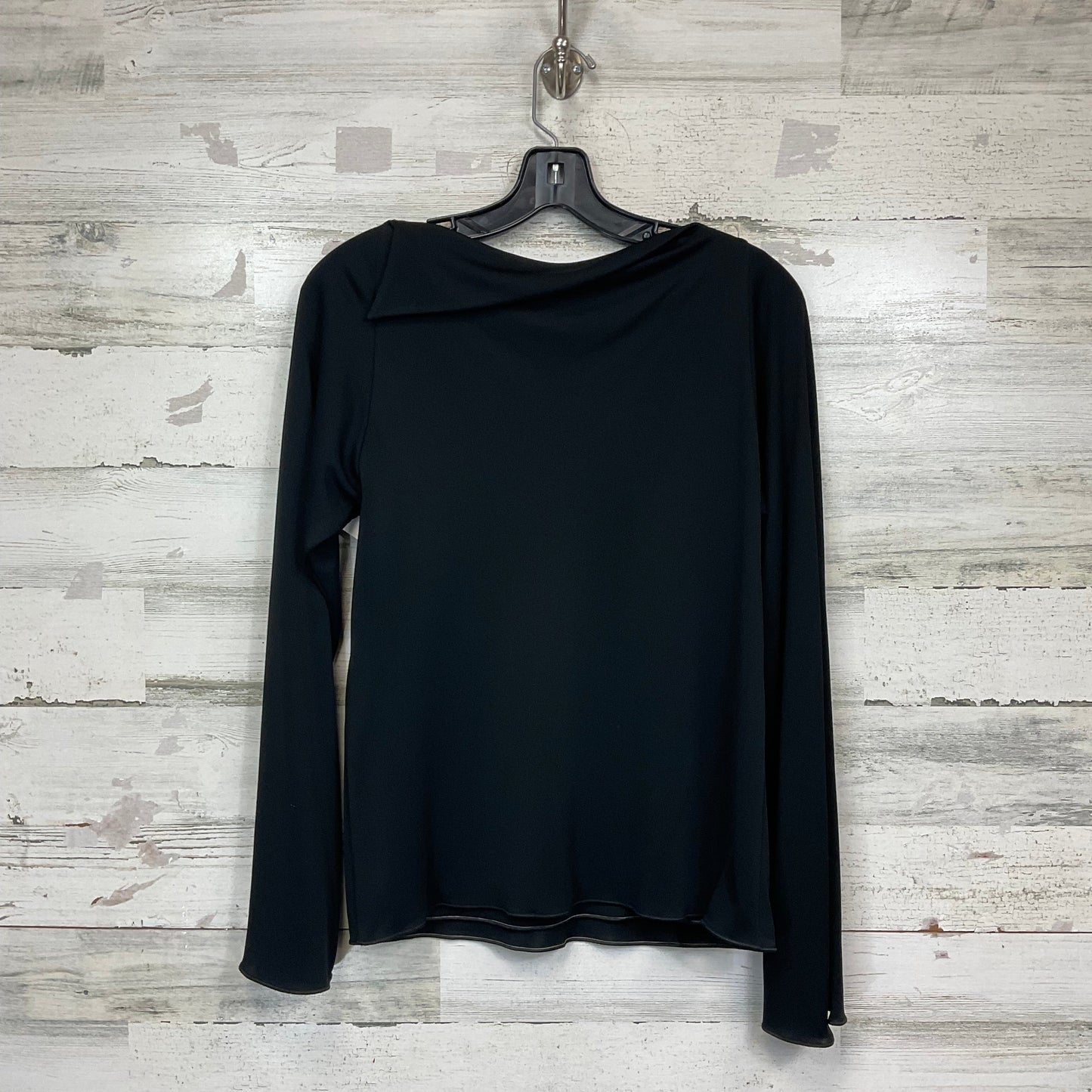 Top Long Sleeve By Armani Collezoni In Black, Size: M