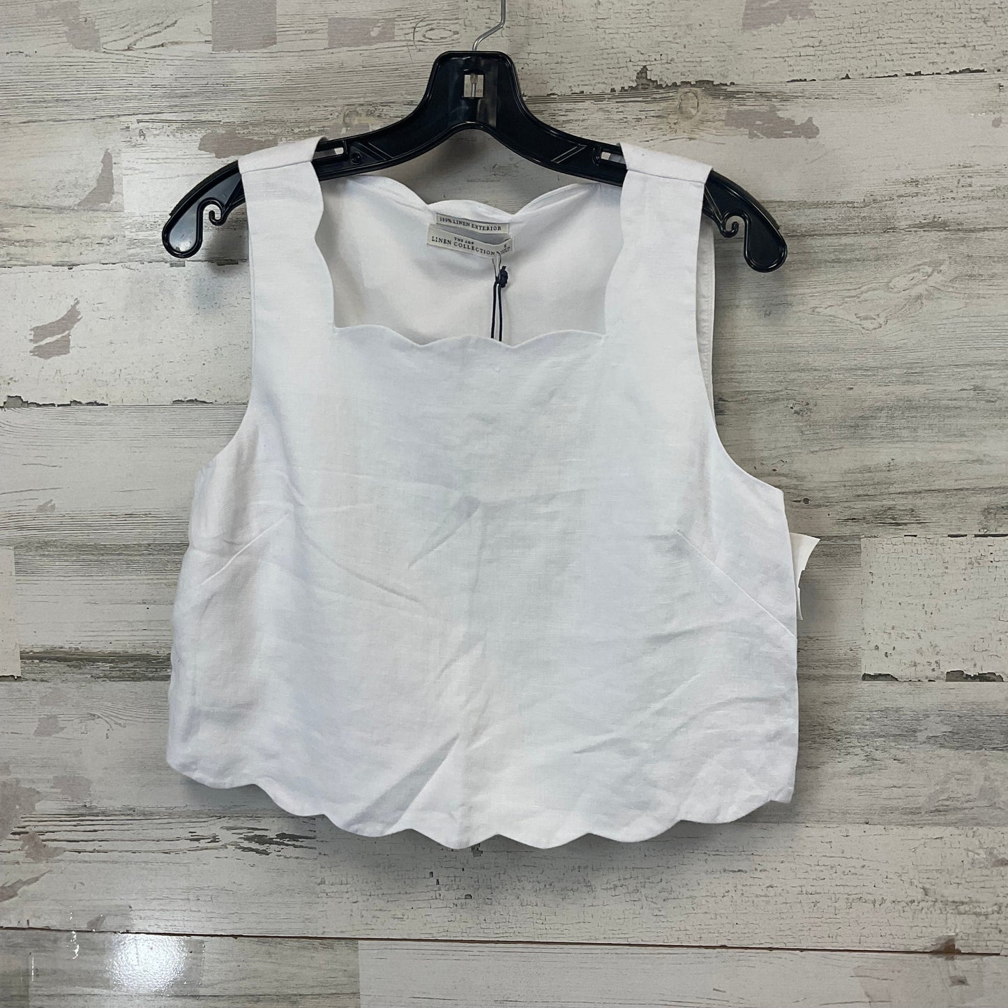 Top Sleeveless By Abercrombie And Fitch In White, Size: S