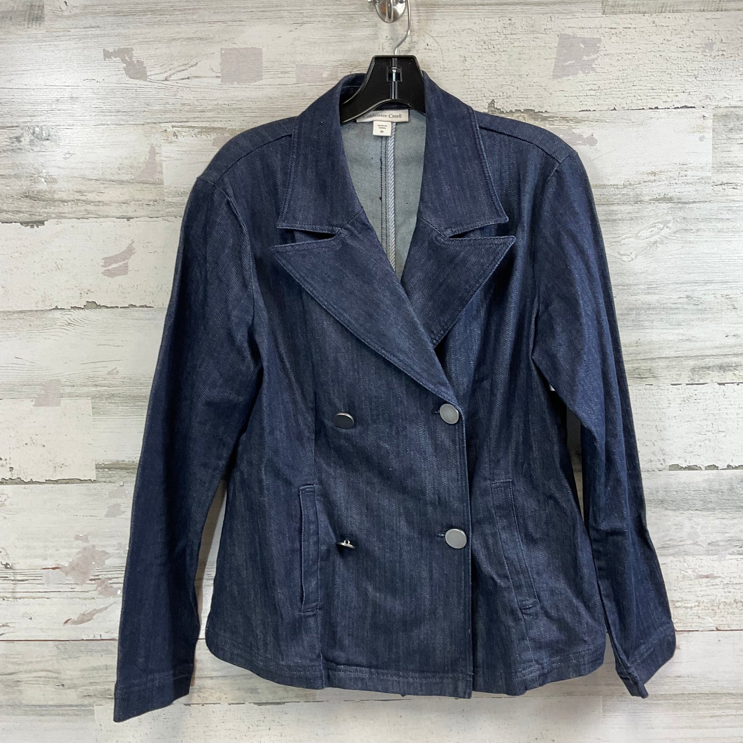 Jacket Denim By Coldwater Creek In Blue Denim, Size: M