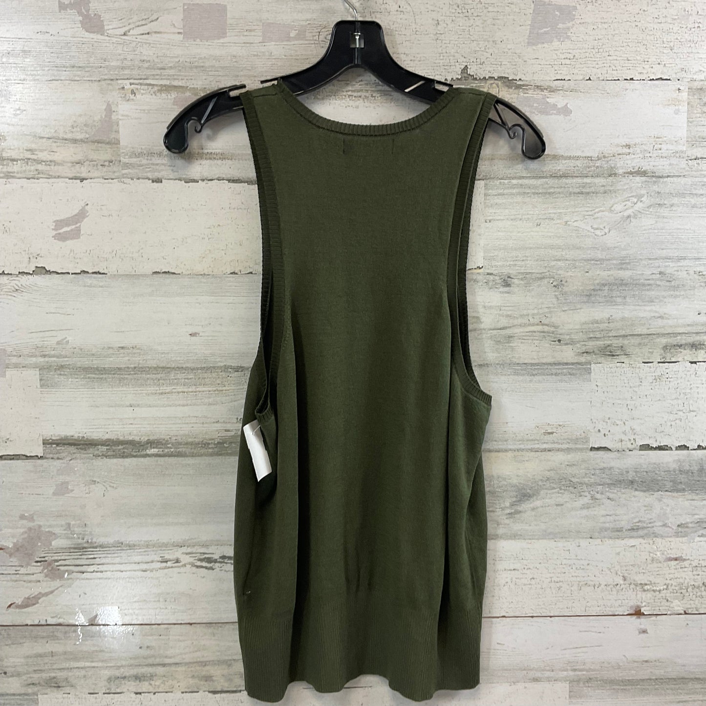 Top Sleeveless By Banana Republic In Green, Size: Xl