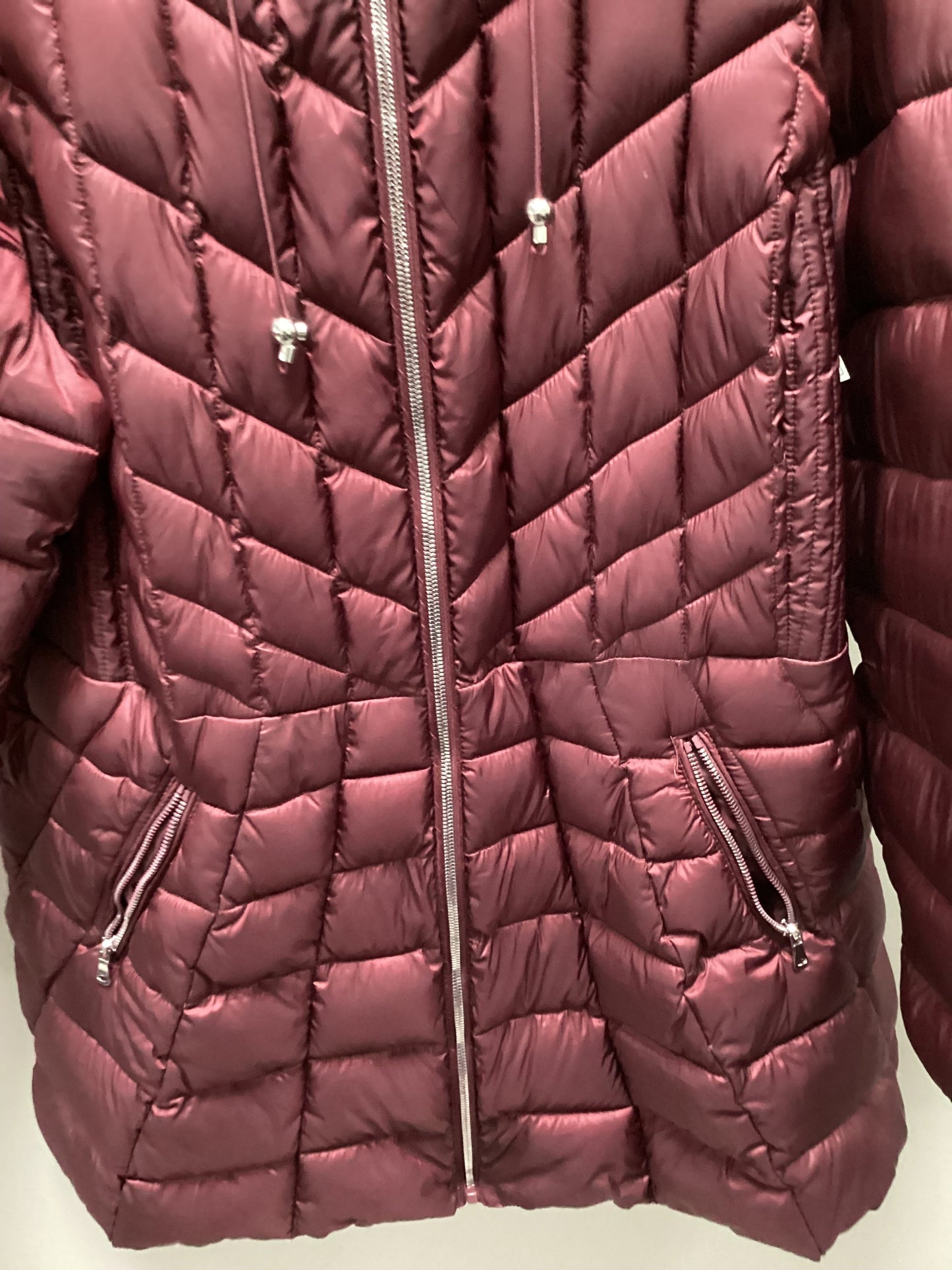 Coat Puffer & Quilted By Lane Bryant In Red, Size: 2x