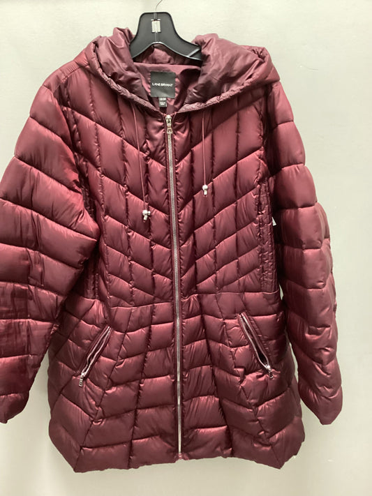 Coat Puffer & Quilted By Lane Bryant In Red, Size: 2x