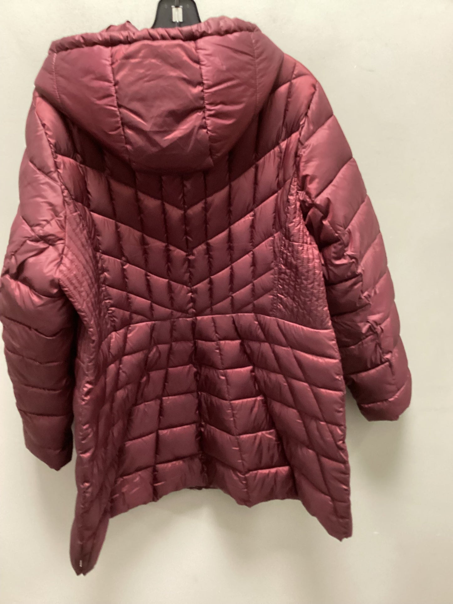 Coat Puffer & Quilted By Lane Bryant In Red, Size: 2x