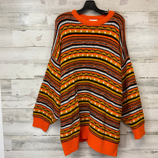 Sweater By Topshop In Orange, Size: L