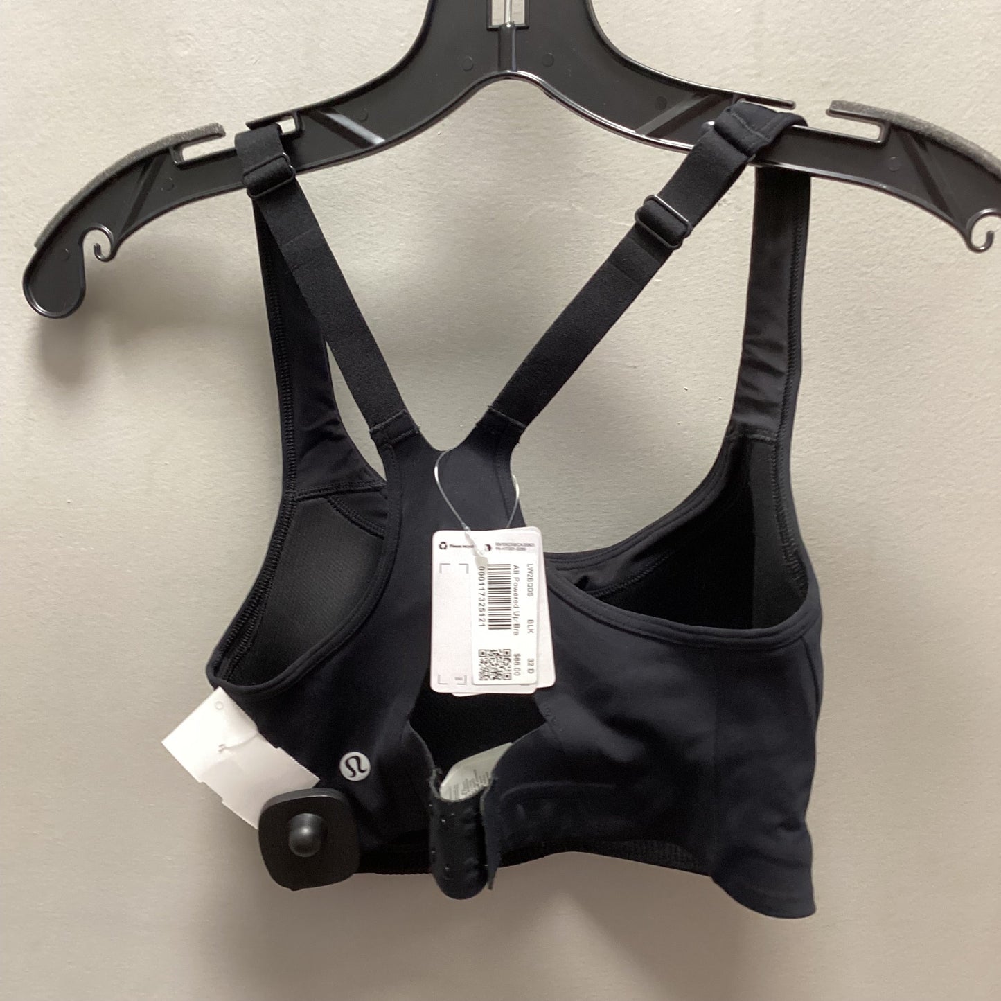 Athletic Bra By Lululemon In Black, Size: S