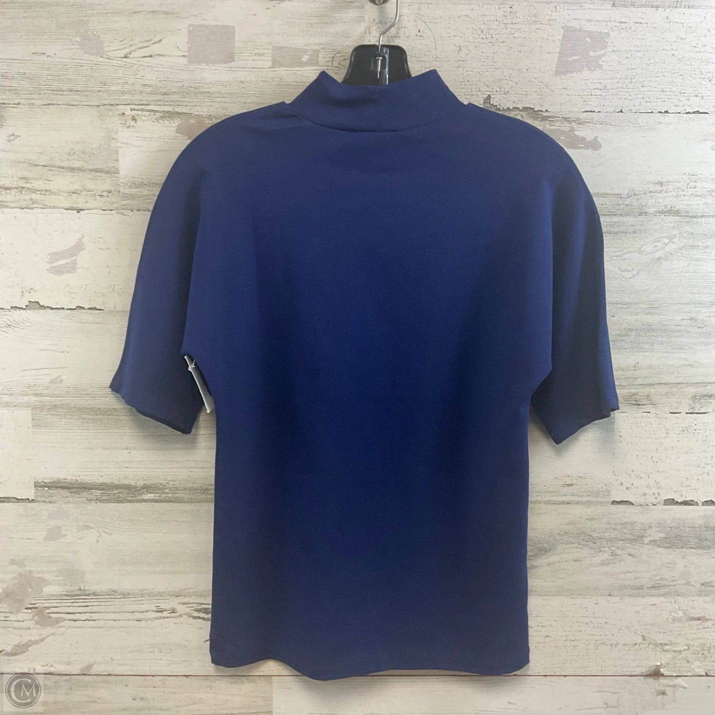 Top Short Sleeve By Ann Taylor In Blue, Size: M