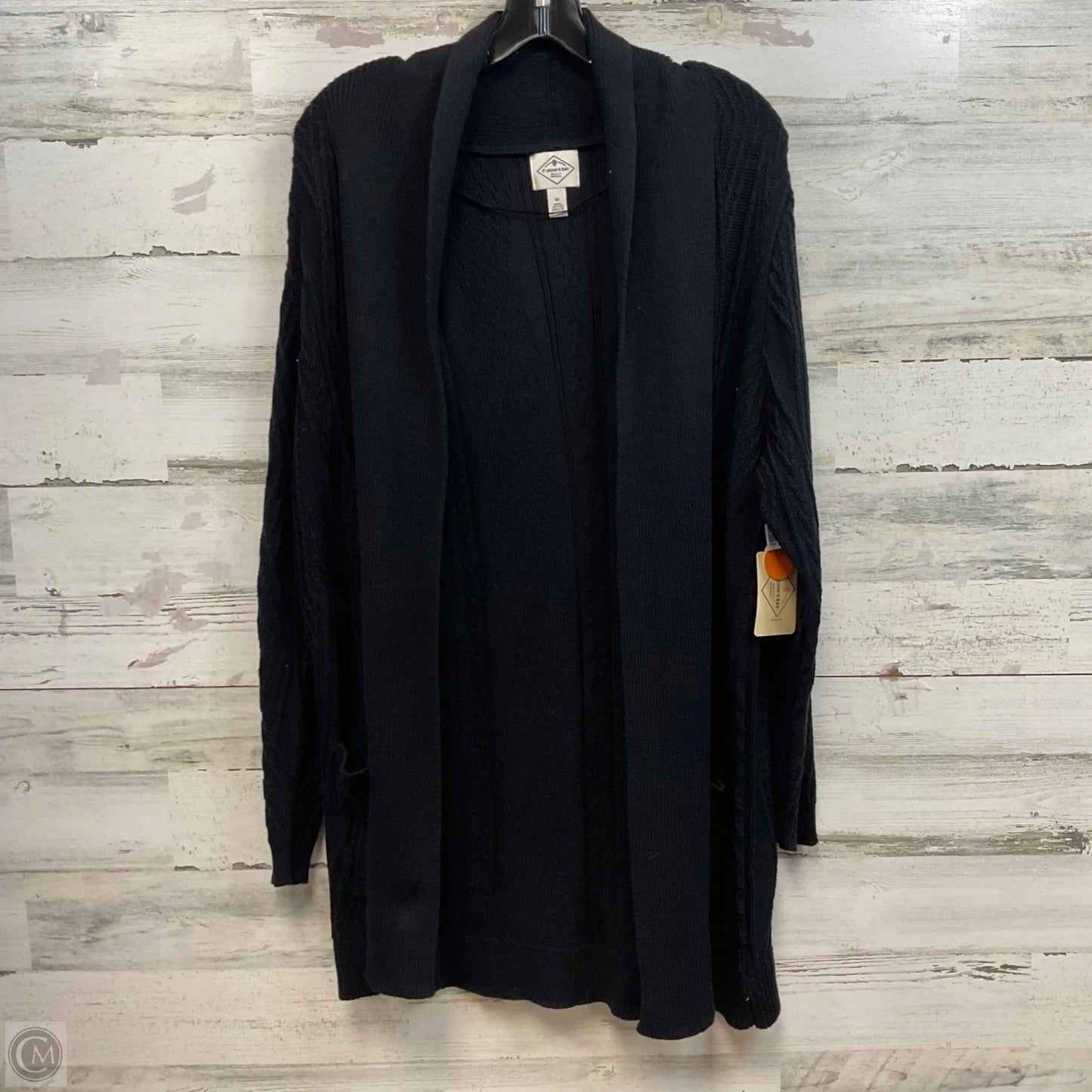 Cardigan By St Johns Bay In Black, Size: 1x