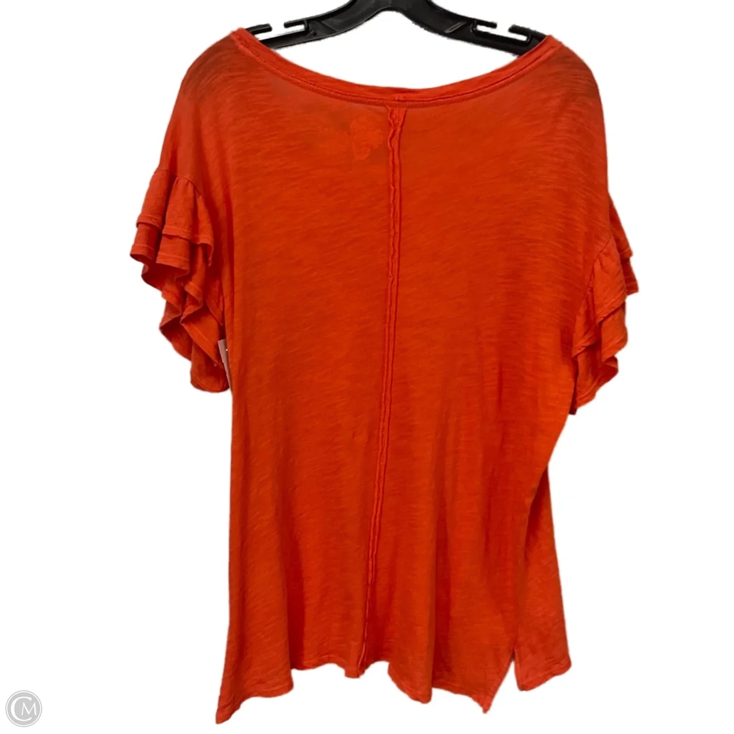 Top Short Sleeve By Pilcro In Orange, Size: S