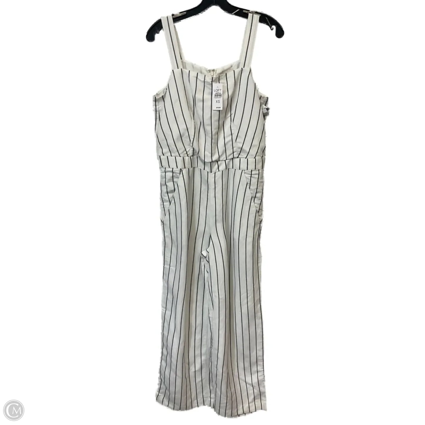 Jumpsuit By Loft In White, Size: Xs