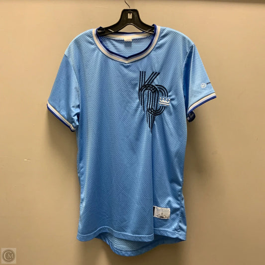 Top Short Sleeve By Royals In Blue, Size: M