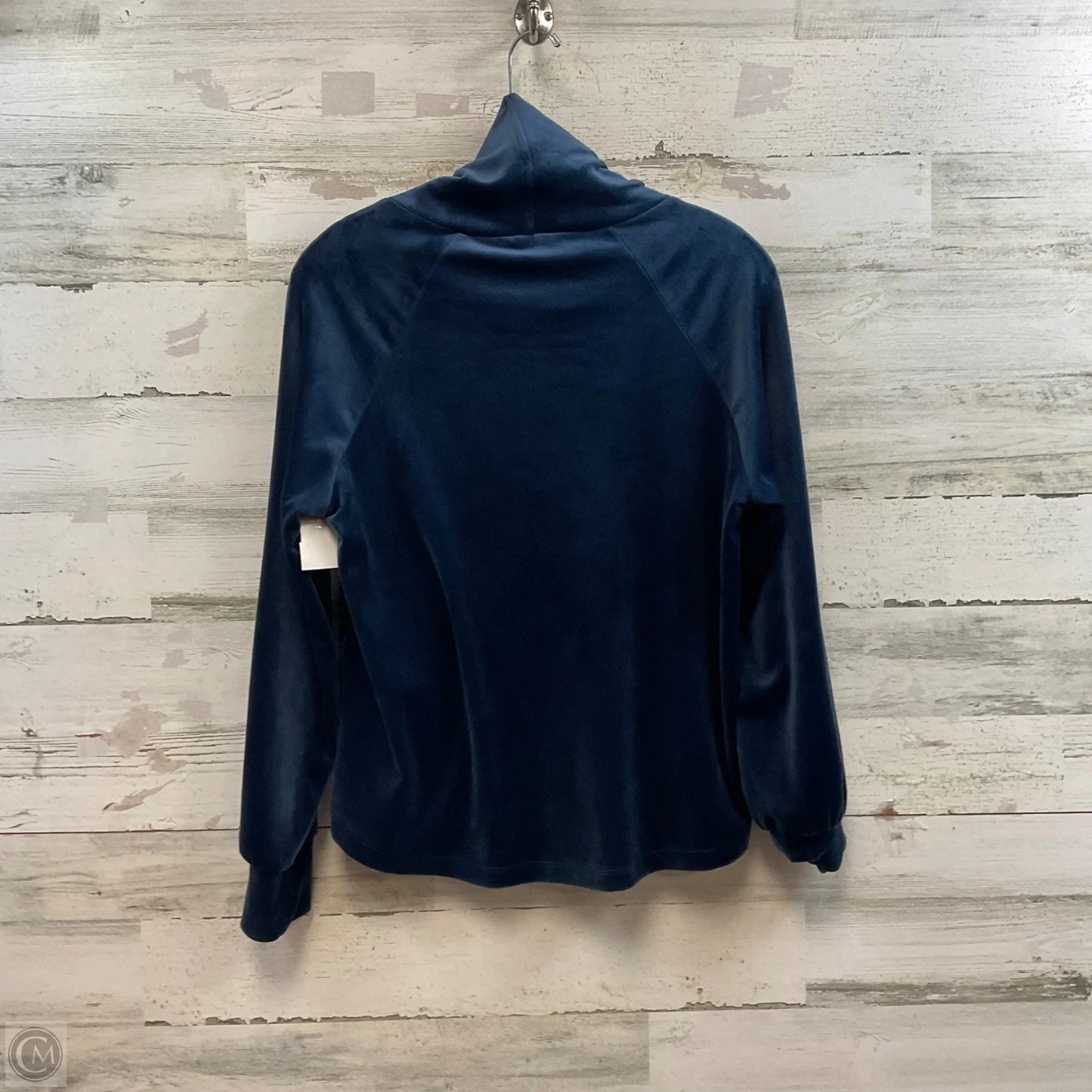 Top Long Sleeve By Evereve In Blue, Size: Xs