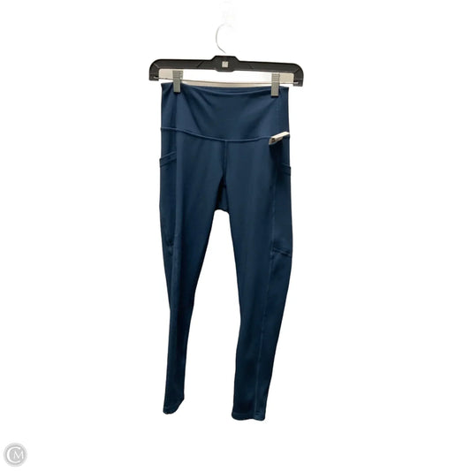 Athletic Leggings By Zella In Blue, Size: S