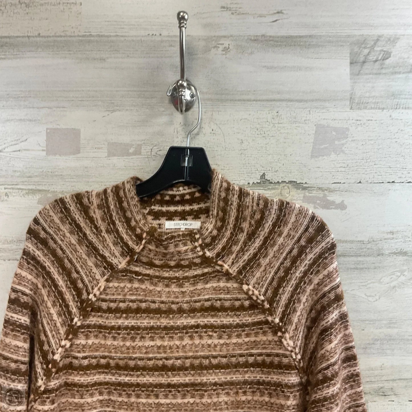 Dress Sweater By STOTCH DROP In Brown, Size: Xs